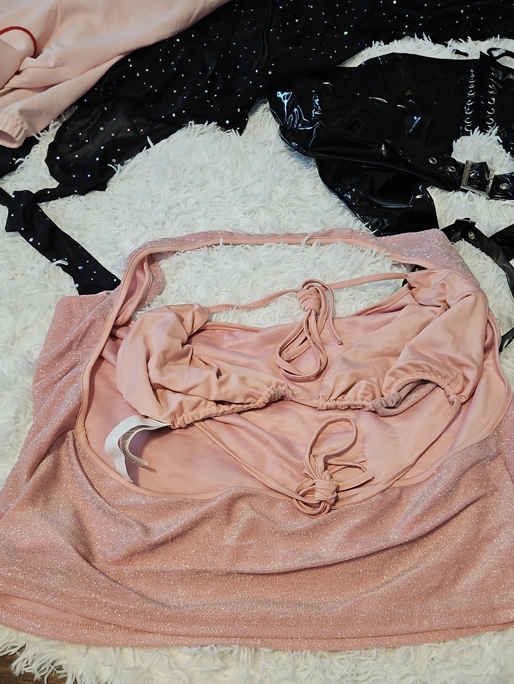 10 PIECE SHEIN CURVE QUEEN SEQUIN CLOTHING BUNDLE - Picture 14 of 16